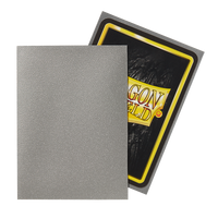 Dragon Shield Matte Sleeves - Silver (100 Sleeves)