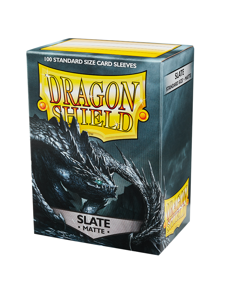 Dragon Shield Matte Sleeves - Slate (100 Sleeves)