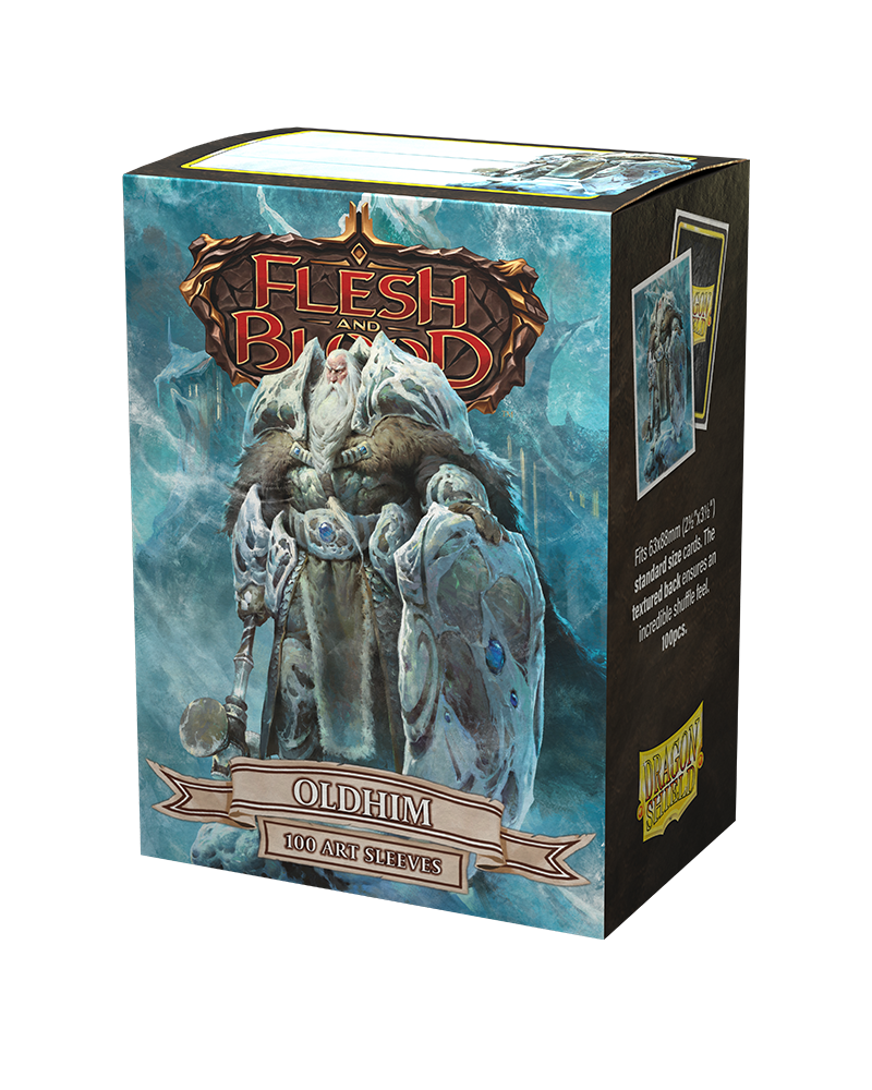 Dragon Shield Matte Art Sleeves - Flesh and Blood Oldhim (100 Sleeves)