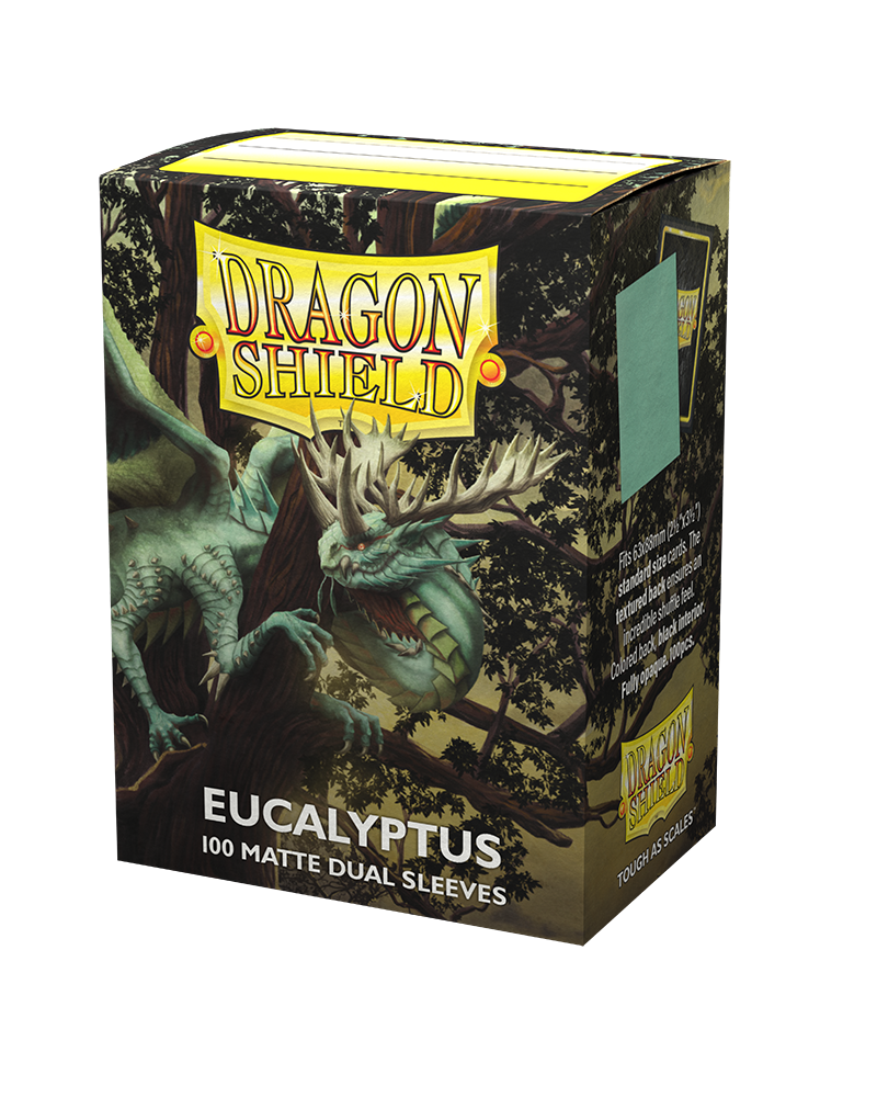 Dragon Shield Dual Matte Sleeves - Eucalyptus 'Lehel' (100 Sleeves)