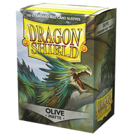 Dragon Shield Matte Sleeves - Olive (100 Sleeves)