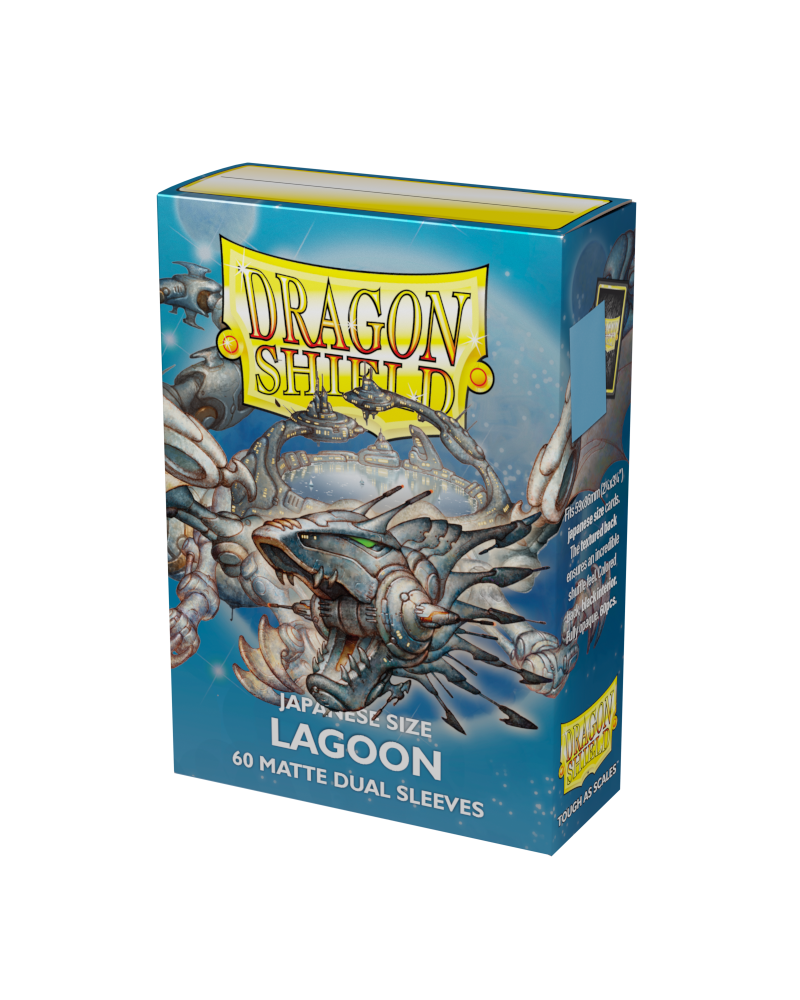 Dragon Shield Japanese Dual Matte Sleeves - Lagoon 'Saras' (60 Sleeves)