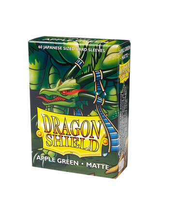 Dragon Shield Japanese Matte Sleeves - Apple Green (60 Sleeves)