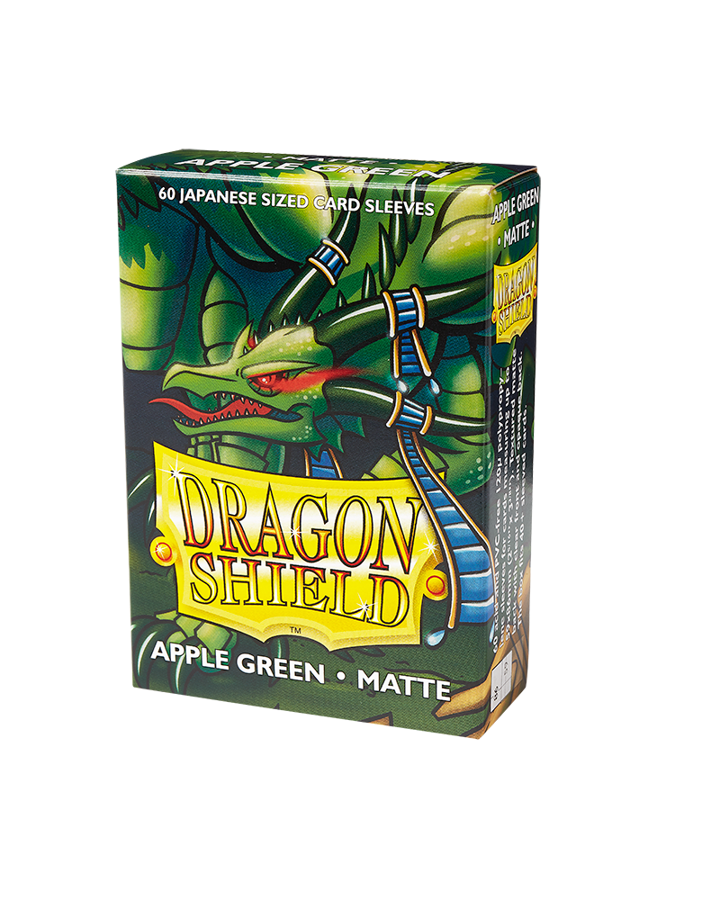 Dragon Shield Japanese Matte Sleeves - Apple Green (60 Sleeves)