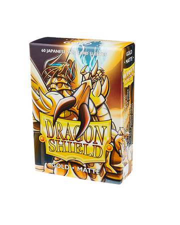 Dragon Shield Japanese Matte Sleeves - Gold (60 Sleeves)