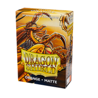 Dragon Shield Japanese Matte Sleeves - Orange (60 Sleeves)