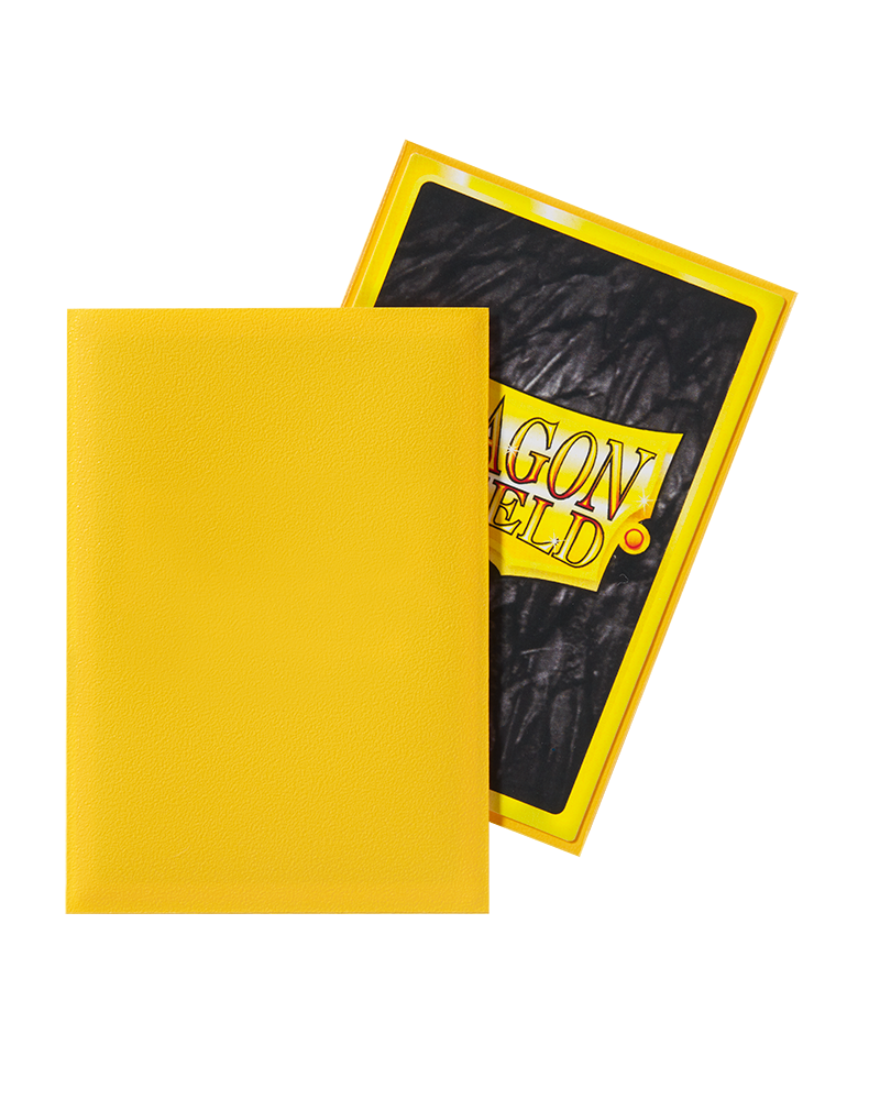 Dragon Shield Japanese Matte Sleeves - Yellow (60 Sleeves)