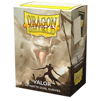 Dragon Shield Dual Matte Sleeves - Valor (100 Sleeves)