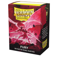 Dragon Shield Dual Matte Sleeves - Fury 'Alaric, Crimson King' (100 Sleeves)