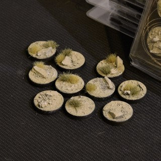 Gamers Grass Arid Steppe Bases, Round 25mm (x10)