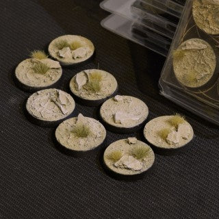 Gamers Grass Arid Steppe Bases, Round 32mm (x8)