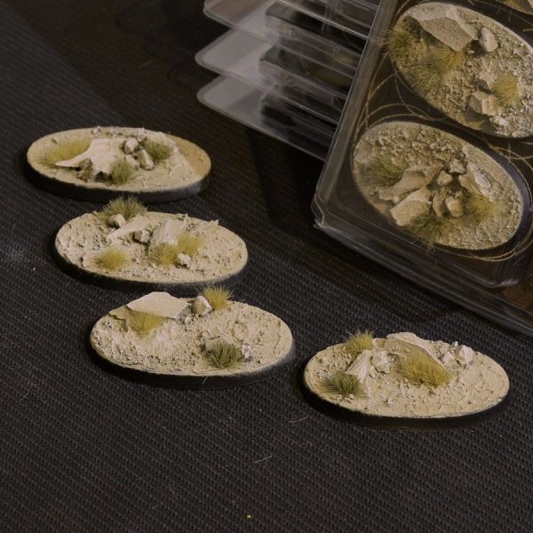 GamersGrass Arid Steppe Bases, Oval 60mm (x4)