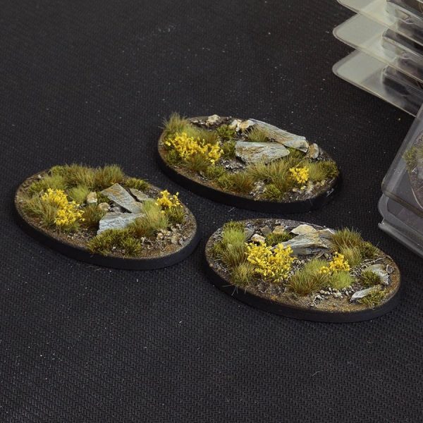 GamersGrass Highland Bases, Oval 75mm (x3)