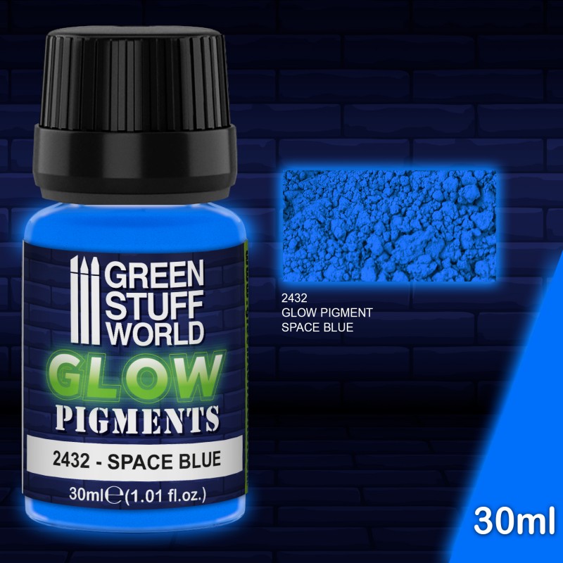 Green Stuff World - Glow in the Dark Pigment - SPACE BLUE