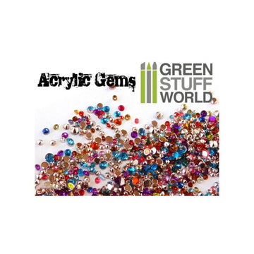 Green Stuff World - Micro Acrylic Gems - 1mm to 2.5mm