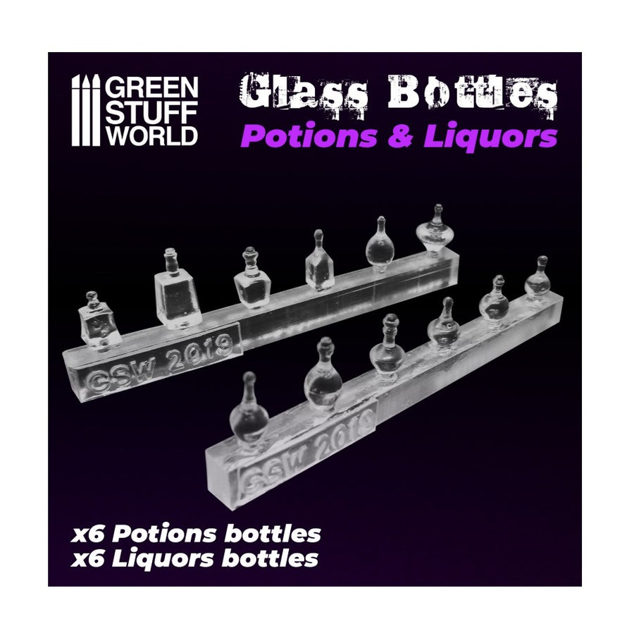 Green Stuff World - Potion and Liquor Bottles Resin Set