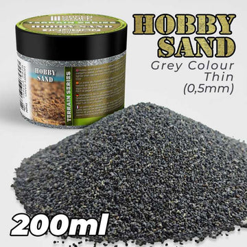 Green Stuff World - Thin Hobby Sand - Dark Grey 200ml