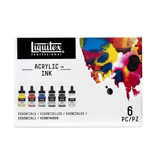 Liquitex - Acrylic Ink Set - 6x30ml - Essentials