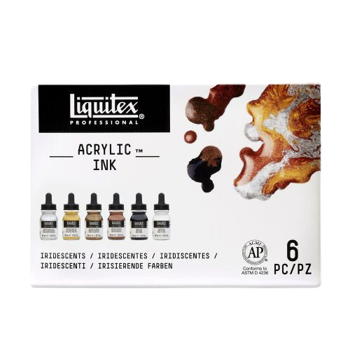 Liquitex - Acrylic Ink Set - 6x30ml - Iridescents