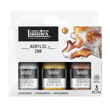Liquitex - Acrylic Ink Set - 3x30ml - Iridescents