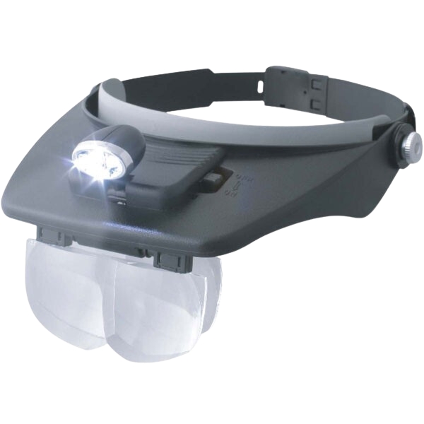 Dismoer - LED Headband Magnifier with Several Lenses