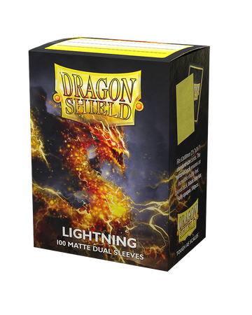 Dragon Shield Dual Matte Sleeves - Lightning 'Ailia' (100 Sleeves)