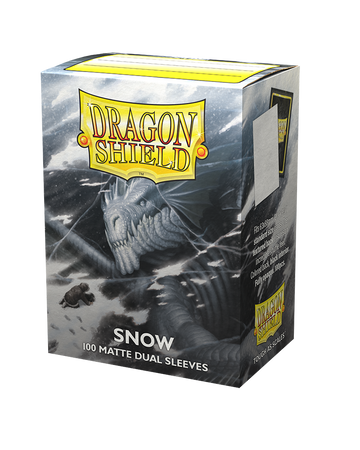 Dragon Shield Dual Matte Sleeves - Snow 'Nirin' (100 Sleeves)