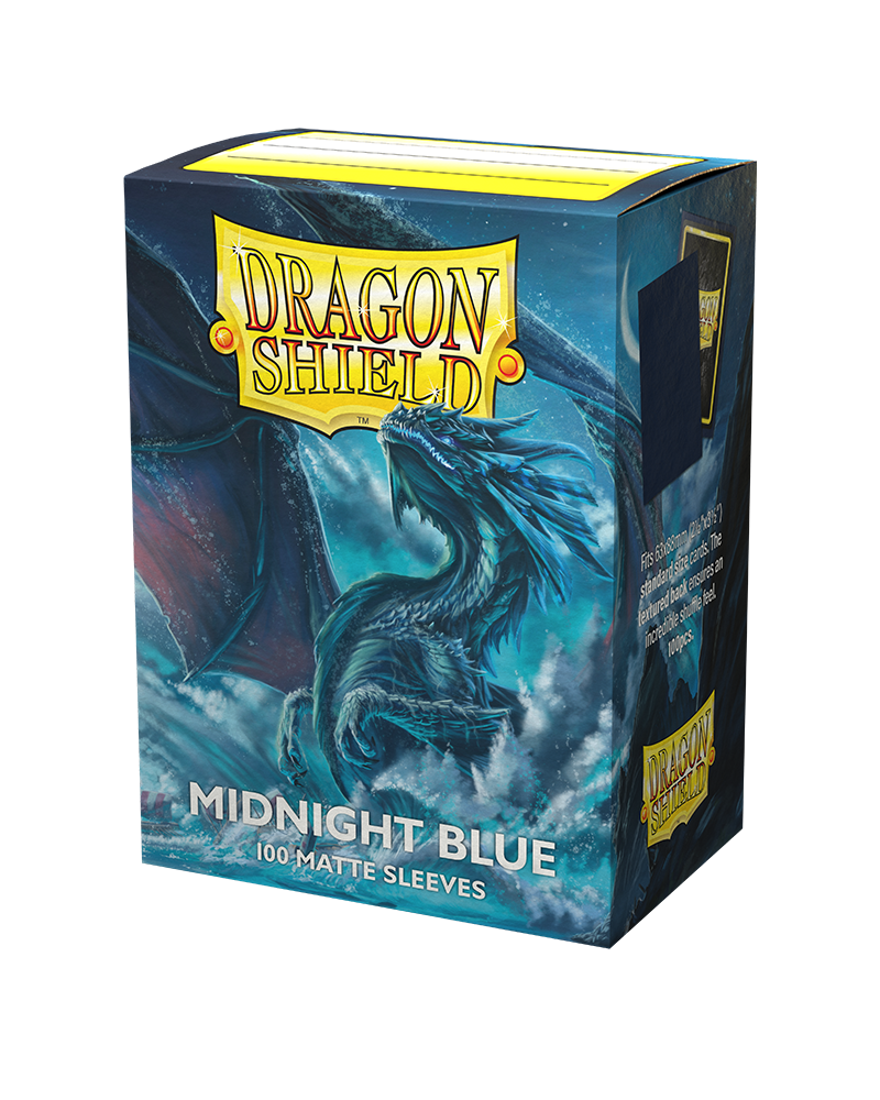 Dragon Shield Matte Sleeves - Midnight Blue (100 Sleeves)