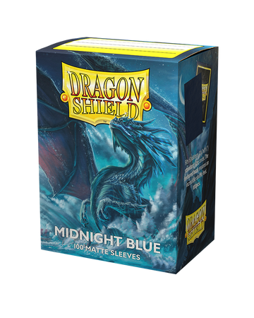 Dragon Shield Matte Sleeves - Midnight Blue (100 Sleeves)