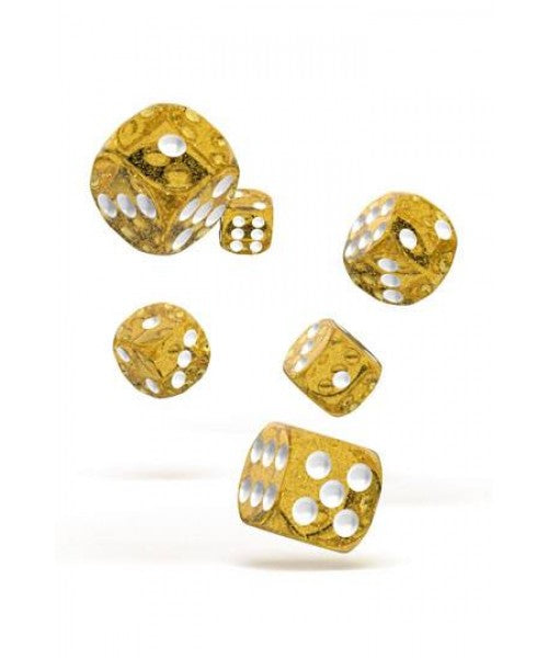 Oakie Doakie Dice D6 Dice 16 mm Speckled - Orange (12)