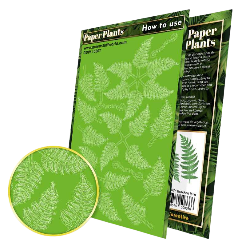 Green Stuff World - Paper Plants - Bracken Fern
