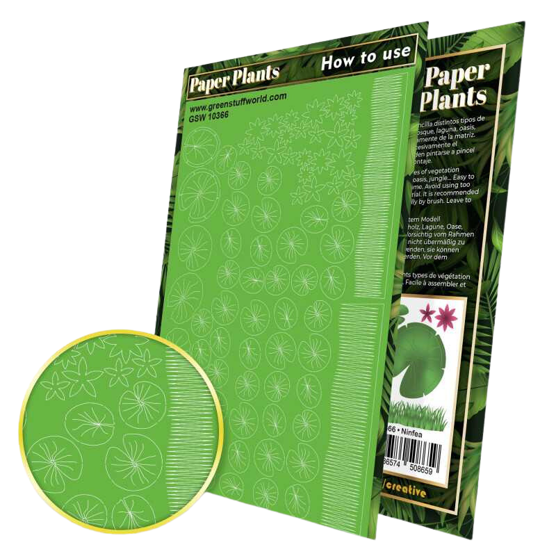 Green Stuff World - Paper Plants - Ninfea