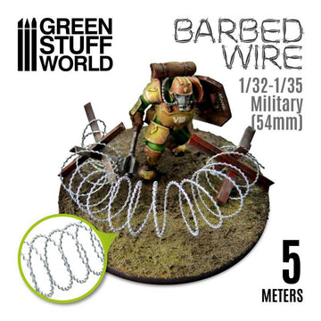 Green Stuff World - Barbed Wire - 1/32-1/35 Military (54mm)