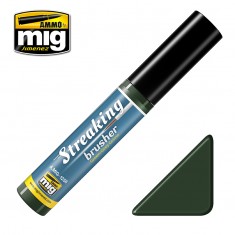 Ammo by Mig - Streaking Brusher: Green-Grey Grime