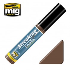 Ammo by Mig - Streaking Brusher: Medium Brown