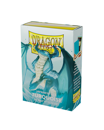 Dragon Shield Japanese Matte Sleeves - Turquoise (60 Sleeves)