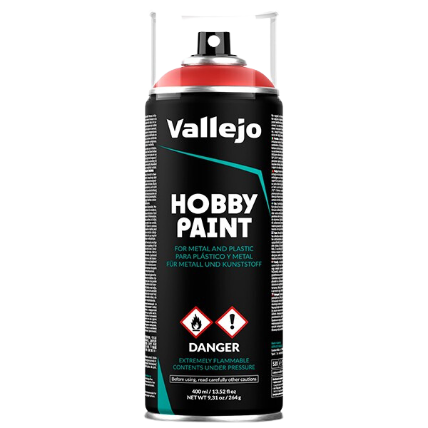 Vallejo - Scarlet Red Hobby Paint in Spray 400ML