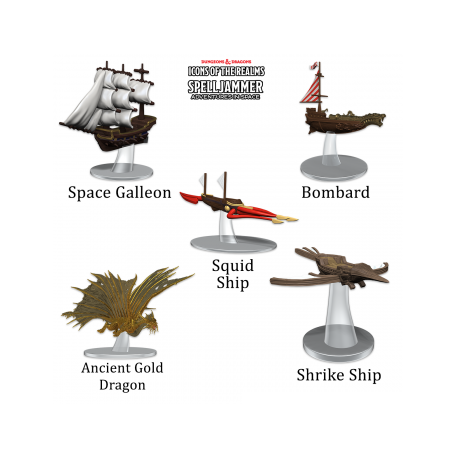 D&D Icons of the Realms Miniatures: Ship Scale - Welcome to Wildspace